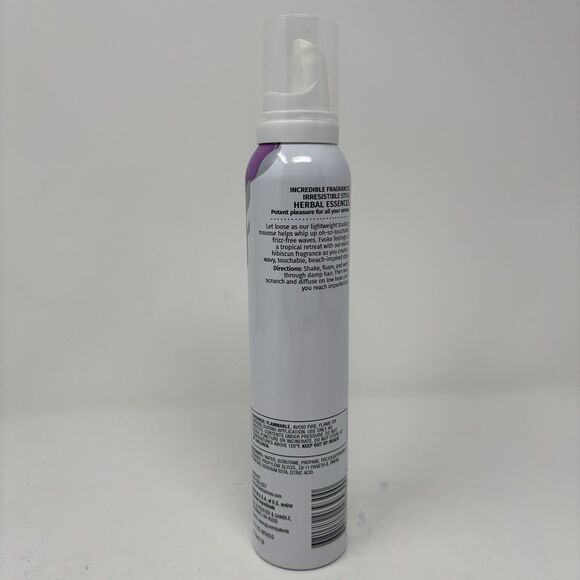 Herbal Essences Tousle Me Softly Mousse #2 Medium Hold Curls Hibiscus, 6.8oz - Picture 2 of 4